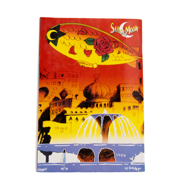 Sailor Moon Sonderheft 1 Rückseite mit rotem Motiv und Luftschiff