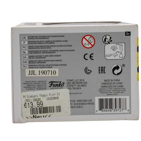 Simpsons – Alien Maggie unten