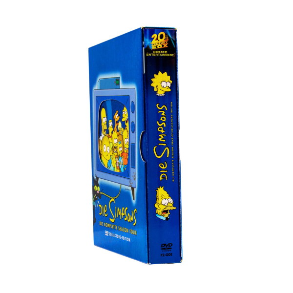 Die Simpsons Staffel 4 DVD Box rechte Seitenansicht