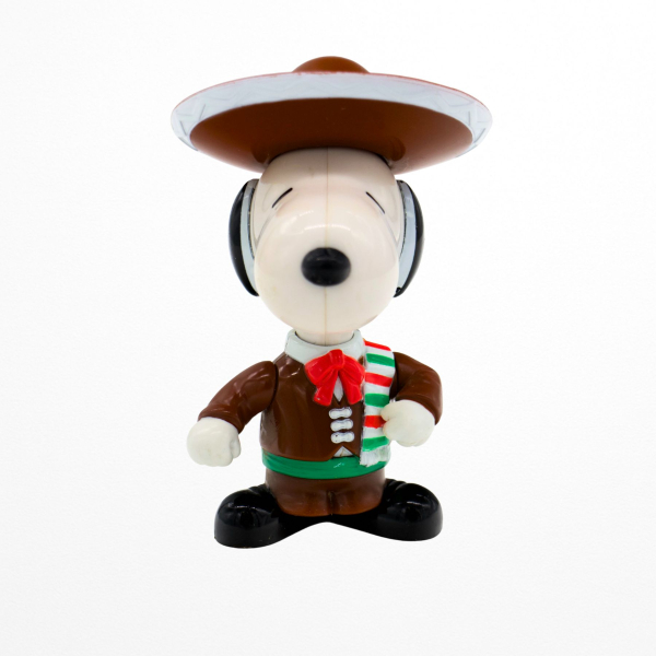 Snoopy Sammlerfigur „Mexiko“ (Peanuts) aus Kunststoff – Frontansicht