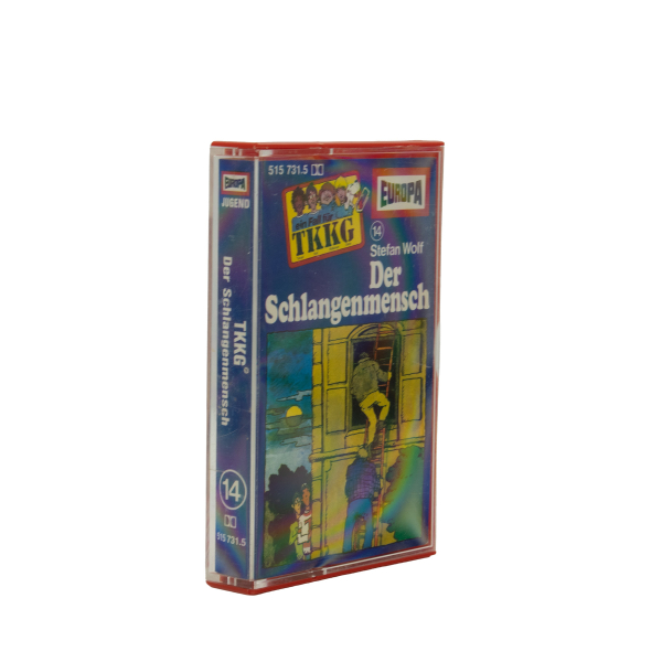 TKKG Kassette linke Seitenansicht