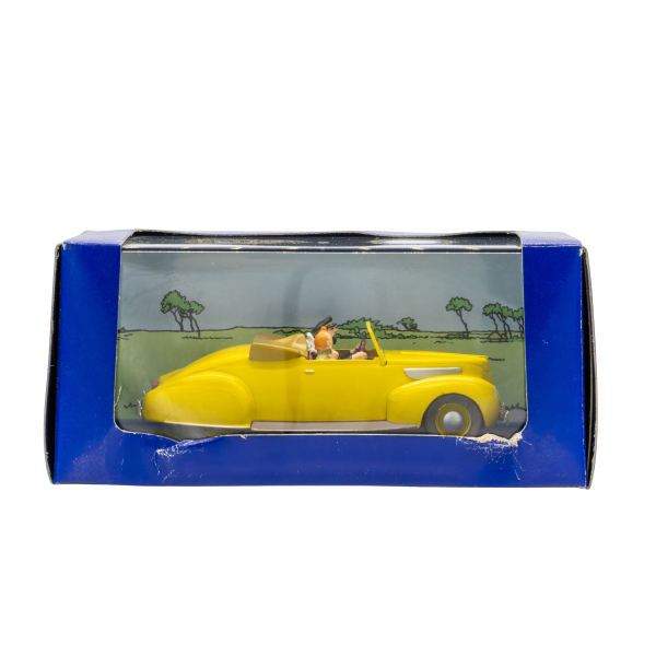 Tim und Struppi Cabrio von Haddock Lincoln Zephyr Ansicht vorne