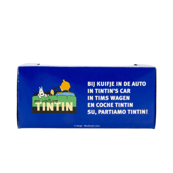 Tim und Struppi Checker Taxi Verpackung hinten