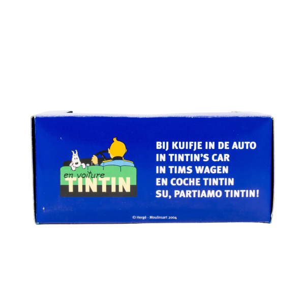 Tim und Struppi Dodge Cornet Verpackung hinten