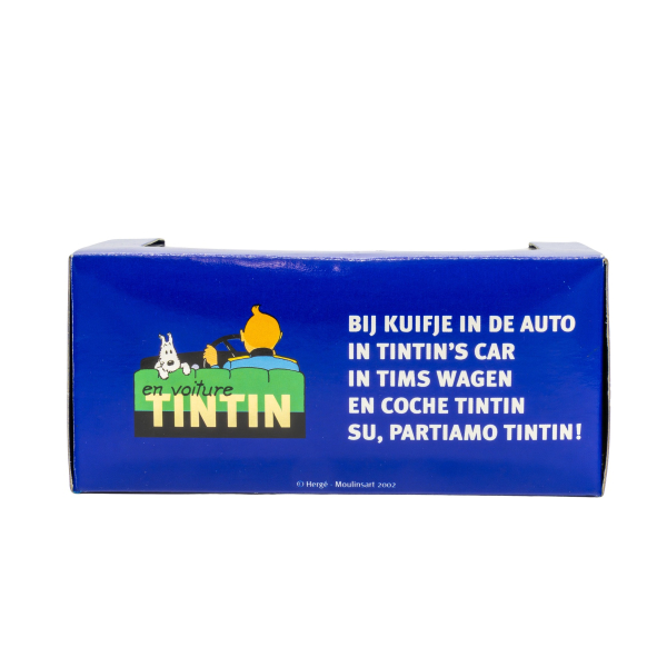 Tim und Struppi Lincoln Torpedo Verpackung hinten