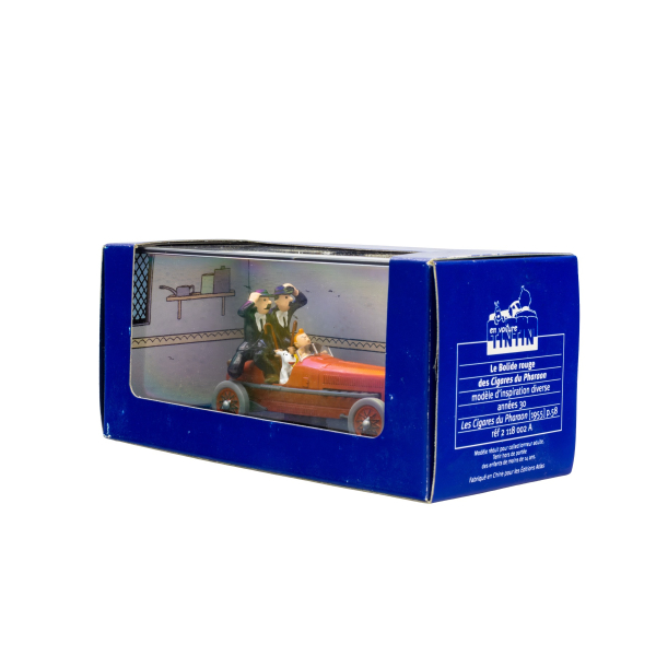 Tim und Struppi Der rote Rennwagen Ansicht schräg