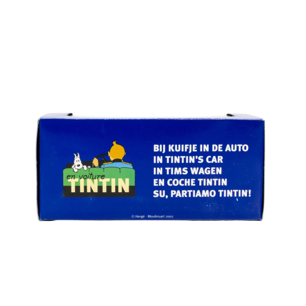 Tim und Struppi Der rote Rennwagen Verpackung hinten