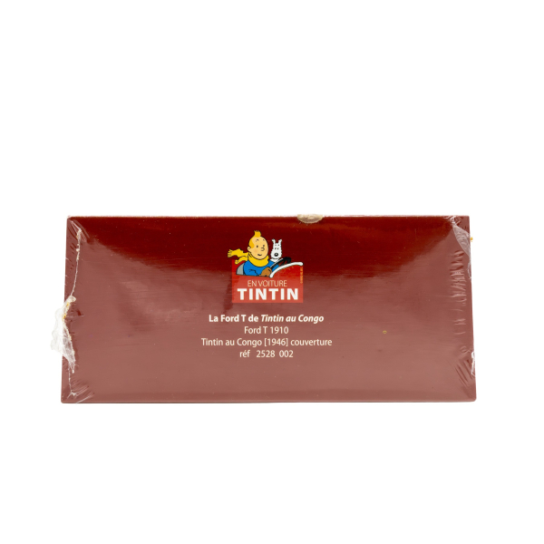 Tim und Struppi Schwarzer Ford T 1910 Verpackung Rückseite