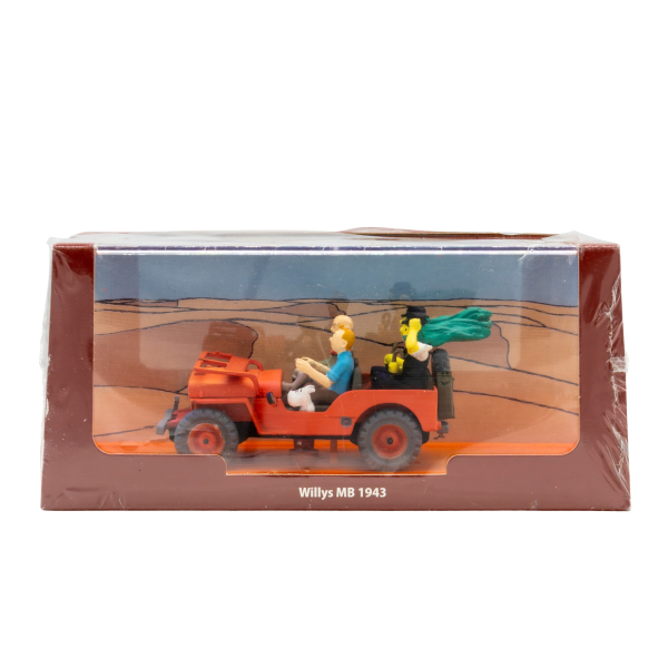 Tim und Struppi Willys MB 1943 Jeep seitliche Ansicht