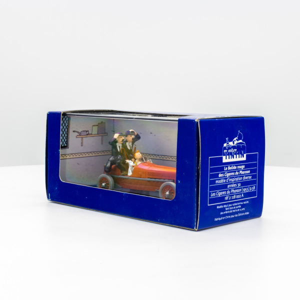 Tim und Struppi Der rote Rennwagen Ansicht schräg