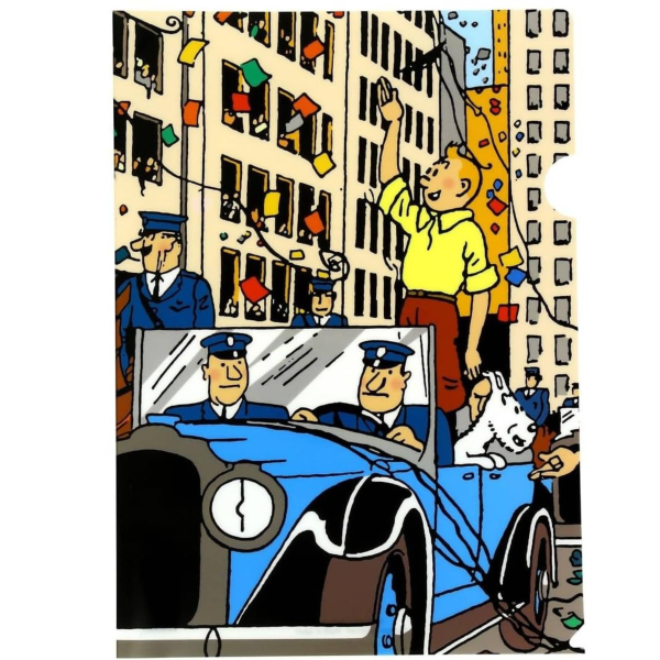 Dokumentenhülle "Tim in Amerika - Parade"