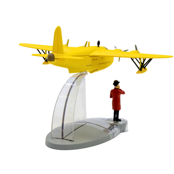 Tim und Struppi Das gelbe Wasserflugzeug aus "Die sieben Kristallkugeln"