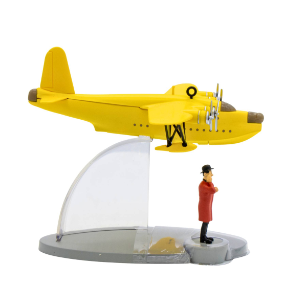 Tim und Struppi Das gelbe Wasserflugzeug aus "Die sieben Kristallkugeln"