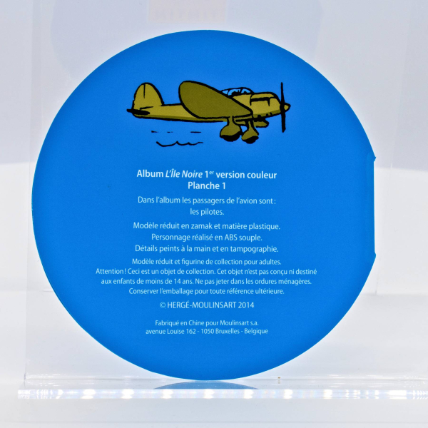 Tim und Struppi Das beige Flugzeug der Fälscher von "Die schwarzen Insel"