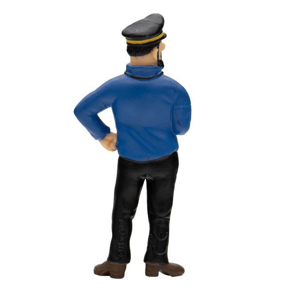 Tim & Struppi PVC Figur Kapitän Haddock mit Fernglas 9 cm