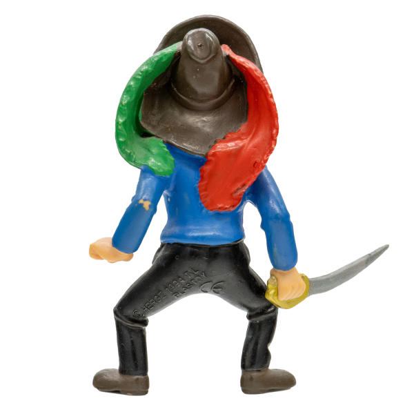 Tim & Struppi Kapitän Haddock im Hadoque Piratenkostüm PVC Figur 9 cm