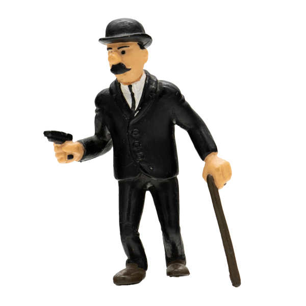 Tim & Struppi PVC Figur Schulze im schwarzen Anzug und Melone 9 cm