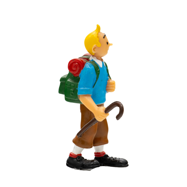 Tim & Struppi PVC Figur Tim als Wanderer 7,5 cm