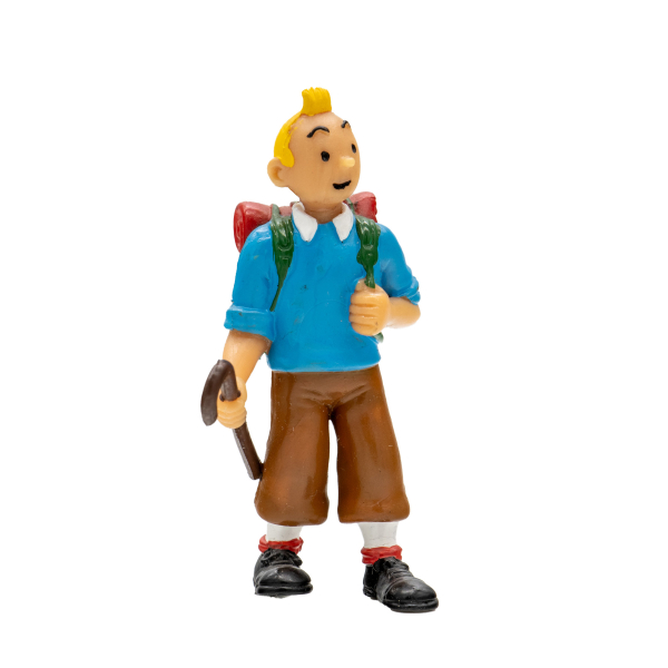 Tim & Struppi PVC Figur Tim als Wanderer 7,5 cm