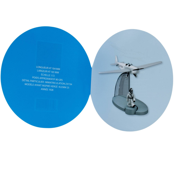 Tim und Struppi - Polizeiflugzeug - Beilageblatt innen