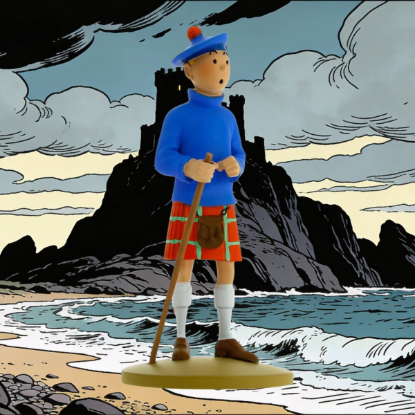 Tim und Struppi: Tim im Kilt Resin 12 cm