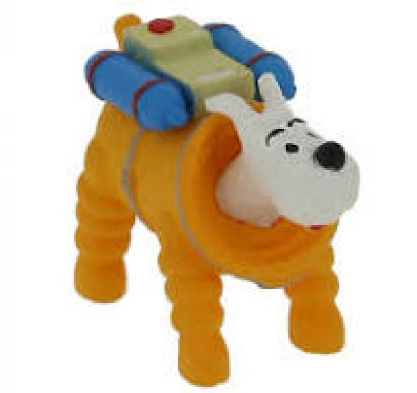 Struppi als Astronaut