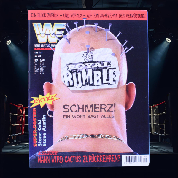 WWF Magazin 2/1998 | Stone Cold Poster | Survivor Series | hoppla-stuff.de