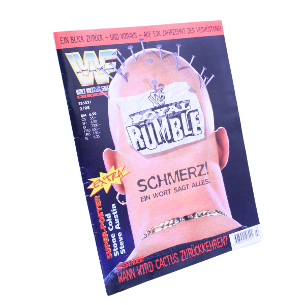 WWF Magazin 2/1998 | Stone Cold Poster | Survivor Series | hoppla-stuff.de