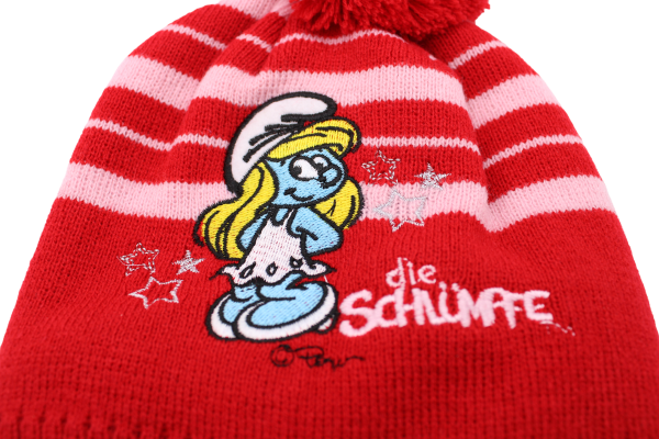 Schlumpfine Mütze Aufnäher