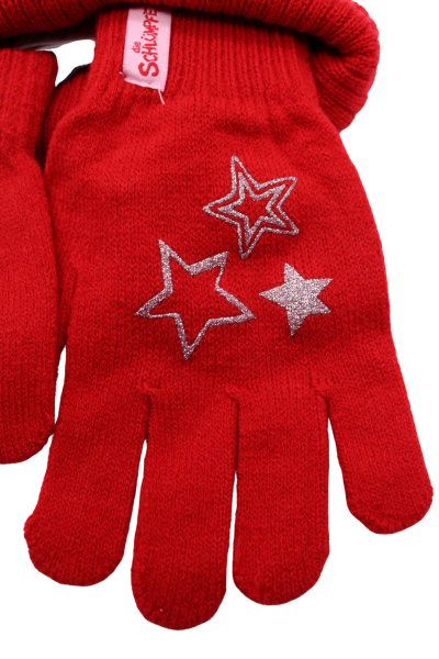 Schlumpfine Handschuhe Sterne