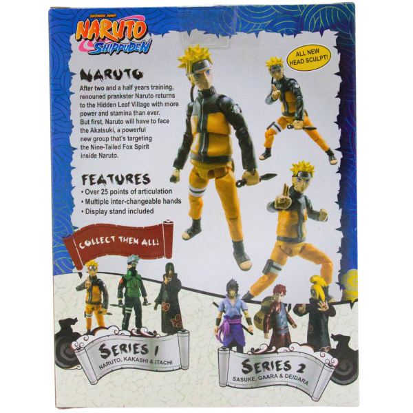 Naruto Shippuden Actionfigur Naruto 10 cm Hinteransicht