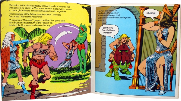 Masters of the Universe Mask of Evil Golden Book 1984