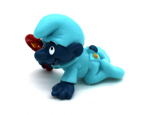 Die Schlümpfe (Smurfs) Kunststoff-Figur von Schleich - Motiv "Baby im Strampler"