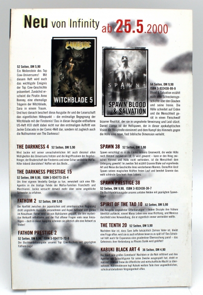 Spawn Comic Nr. 37 (Mai 2000) von Infinity