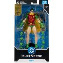 Verpackte Robin-Actionfigur in der Originalbox mit "McFarlane Gold Label Collection"-Siegel, DC-Multiverse-Logo und Hinweis auf 22 Gelenkpunkte.